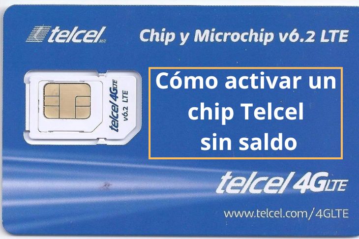 activar chip telcel sin saldo